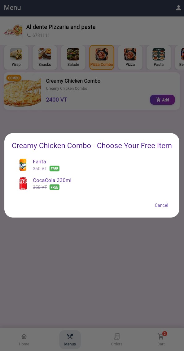 Yummy app screenshot 3